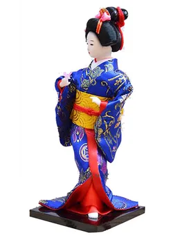 Rytų Japonijos Brokatas Kimono Kabuki Lėlės Geiša Pav Statulėlės Statuefor Namų Kambarį Viešbutyje Stalas, Spintos Dekoro Dailė Ir Amatai
