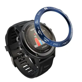 Rėmas iš Nerūdijančio plieno Smartwatch Atveju Garmin Fenix 3 / Fenix 3 HR žiūrėti Bezel Žiedas Stilius Klijų Apsaugos korpuso Dangtelio