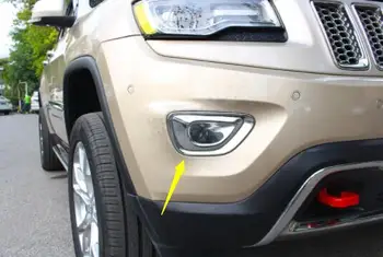 Rūko Žibintai Žibintas Bamperis Chrome Apdaila Padengti Jeep Grand Cherokee 2016 Automobilių Stiliaus Lipdukas Priedai