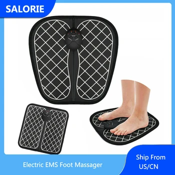 SALORIE Elektros EMS Foot Massager Trinkelėmis Kojų Raumenų Stimuliatorius Kilimėlis Pėdų Masažas gerina Kraujotaką, Sumažinti Skausmas Skausmas