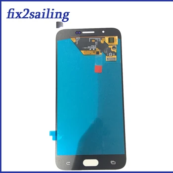 Samsung Galaxy A8 A8000 A800 A800F AMOLED LCD Ekranas Testuotas Darbo Jutiklinis Ekranas Surinkimas Su Grūdintas Stiklas