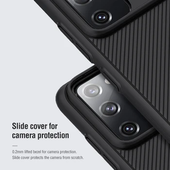 Samsung Galaxy S20 FE 2020 Atveju Nillkin CamShield Skaidrių Kameros Apsaugos Dangtelis S20FE 2020 m.