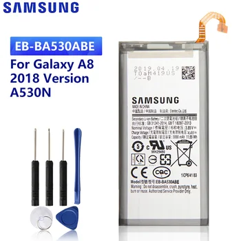 SAMSUNG Originalus atsarginis Telefono Baterija EB-BA530ABE Samsung Galaxy A8 2018 Redakcija A530N SM-A530N 3000mAh Baterijos