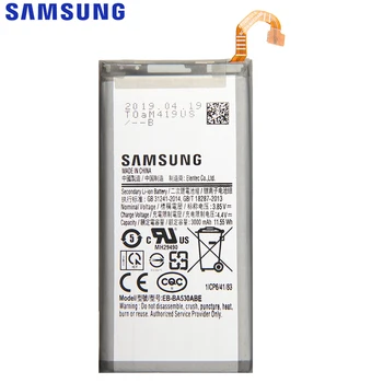 SAMSUNG Originalus atsarginis Telefono Baterija EB-BA530ABE Samsung Galaxy A8 2018 Redakcija A530N SM-A530N 3000mAh Baterijos