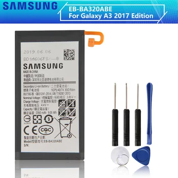 SAMSUNG Originalus Bateriją EB-BA320ABE Samsung GALAXY A3 2017 A320 2017 Edition 2350mAh Mobiliojo Telefono Baterija