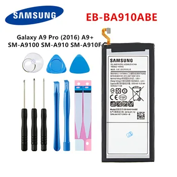 SAMSUNG Originalus EB-BA910ABE 5000mAh Akumuliatorius Samsung Galaxy A9 Pro (2016 M.) A9+ SM-A9100 SM-A910 SM-A910F SM-A910DS +Įrankiai