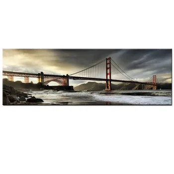 San Francisko Auksinių Vartų Tiltas, miesto peizažas Visiškai Gręžimo Dervos 5D 