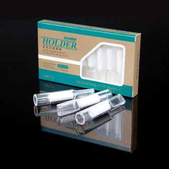 Sanda disponuojamų cigarečių kandikliai didelio tankio pluošto Cigarečių filtrai 240 filtrai pakuotės SD-151