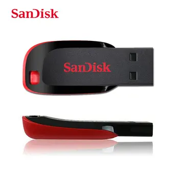 SanDisk USB Flash Diskas 128GB Mini Pen Drive 64GB Pendrive 32GB, USB 2.0 Flash Drive 16GB Memory stick 8GB USB diską