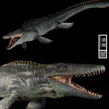 SANDĖLYJE! 24.8 į Nanmu Studija 1/35 Mosasaurus Originalus Paveikslas Viešpats Bedugnę Dinozaurų Kolektorius Gyvūnų Suaugusiųjų Žaislų, Dovanų Statula