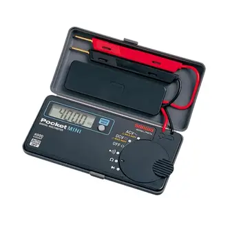 Sanwa PM7A Kišenėje mini dydžio nešiojamų Multimetras DMM 4000 skaičius DC AC su integruota apsaugos atveju