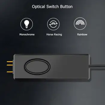 SATA Pin Maitinimo ARGB Valdytojas 3Pin 5V Atveju LED Apšvietimas ARGB Valdytojas aušinimo sistemos komponentai