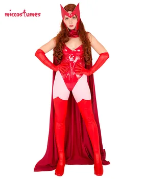 Scarlet Ragana Cosplay su Apsiaustu Halloween Kostiumai Moterims