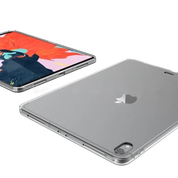 SCHANGE Itin Minkštos TPU Case for iPad Pro 11 12.9 2018 2020 Atveju Skaidrus, iPad 4 5 3 Oro Pro 10.5 7th Gen 10.2