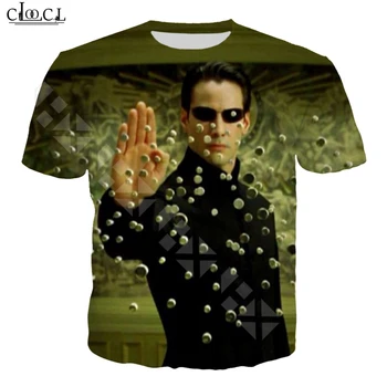 Sci-fi Filmus Matricos T Shirt Vyrai/Moterys 3D Spausdinimo Trumpas Rankovės Juokinga T Marškinėliai, Palaidinukė Harajuku Streetwear Marškinėliai Topai T351