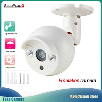 SecuPlug+ Patalpų Netikrą Kamera Šypsosi manekeno modeliavimas fotoaparato priežiūra fotoaparato Modelis CCTV Saugumo vandeniui vaizdo kamera FC