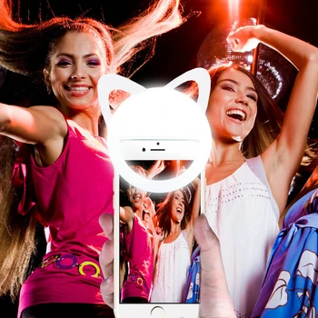 Selfie Blykstės Šviesos Lempos Telefono skambutis 36 LED iPhone Samsung 