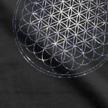 Senovinių Gėlių Gyvenimo Sakralinės Geometrijos Žvaigždžių Grupės, T-Marškinėliai Vyrams, Medvilnės T Shirts Magija Mandala Trumpas Rankovės Marškinėliai