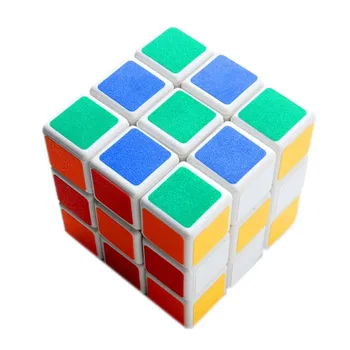 SENSO 3x3x3 Matinio paviršiaus Shengshou 3x3 Greitis Magic Cube Black / White