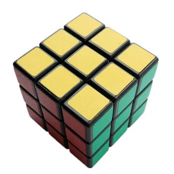 SENSO 3x3x3 Matinio paviršiaus Shengshou 3x3 Greitis Magic Cube Black / White