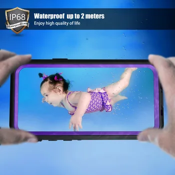 Shellbox IP68 Vandeniui Atveju iPhone 12 11 Pro Max Dulkėms atsparus smūgiams Povandeninio Plaukimo Padengti XR XS Max Telefono Coque