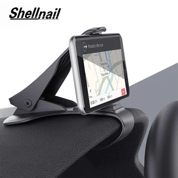 SHELLNAIL Automobilinis Telefono Laikiklis HUD GPS pagalba Telefonu Universalūs Lopšio Krokodilas Įrašą, Navigacijos Laikiklis, Automobilio prietaisų Skydelio laikiklio pagrindą Stendas