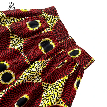 Shenbolen afrikos Moterų sijonas afrikos batikos ankara spausdinti Tradicinis Kostiumas Gėlių Spausdinti Atsitiktinis Dashiki Sijonas