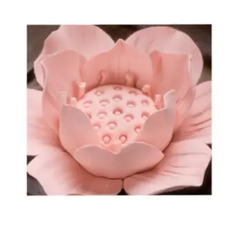 Silikagelis 3D formų Lotus muilo pelėsių jazminų silikono rožių žiedų žvakės aromatas, pelėsių camellia rankų darbo muilas priėmimo liejimo formos