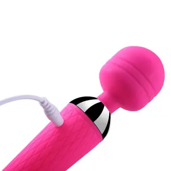 Silikoninė USB Galingas Dildo Vibratorius Moterų Klitoris Massager Suaugusiųjų Sekso Žaislai Moterims