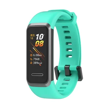 Silikono Sporto Pakeitimo Žiūrėti Juosta Riešo Dirželis Huawei 4 Smart Watch Band Spalvinga Sporto Apyrankę Mados intervalai