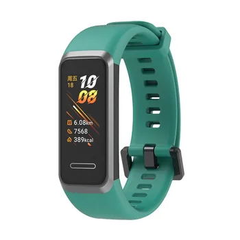 Silikono Sporto Pakeitimo Žiūrėti Juosta Riešo Dirželis Huawei 4 Smart Watch Band Spalvinga Sporto Apyrankę Mados intervalai