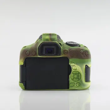 Silikono Šarvai Odos dėklo korpuso Dangtelio Raštas Canon EOS 750D Sukilėlių T6i DSLR Skaitmeninis Fotoaparatas