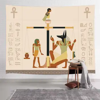 Simsant Egipto Gobelenas Senovės Egipto Mitologijos Psichodelinio Sienų Kabo Gobelenai Gyvenimo Kambario, Miegamasis Bendrabučio Namų Dekoro