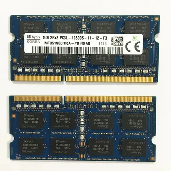 Sk hynix ddr3 ram 4GB 2Rx8 PC3L-12800S--11 1.35 V DDR3 4GB 1 600mhz Nešiojamas atminties 204pin