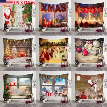 Skaitmeninio Spausdinimo Kalėdų Kraštovaizdžio Temą Nuotrauką Gobeleno Fono Sienų Apdaila, Antklodė, Multi-Funkcija 