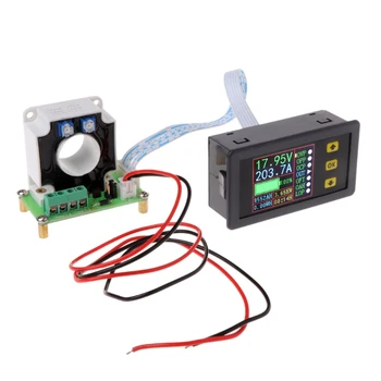 Skaitmeninis DC Multimetras 0-90V 0-100A Voltmeter Ammeter Energijos gamybos Pajėgumų Laiko Matuoklis Stebėti,Įkrovimo-Išsikrovimo Akumuliatoriaus Testeris