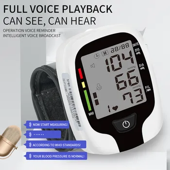 Skaitmeninis riešo kraujospūdžio matuoklis Automatinis sphygmomanometer Bp Monitoriai