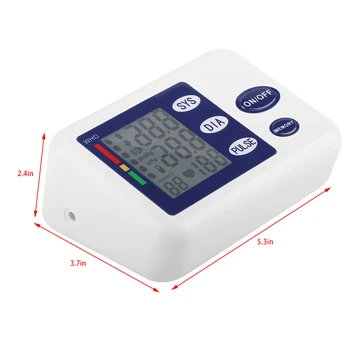Skaitmeninis žasto Kraujo Spaudimo Monitorius Prietaisas Su Adapteris Sveikatos Priežiūros Automatinė Sphygmomanometer Metrų Kamertonas ' oximeter