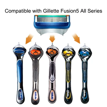 Skutimosi Skustuvų Peiliukai, Skirti Gillette Fusion 5 Skustuvas Veido Kasetės Tiesiai Skustuvų Peiliukų Skutimosi Barzda Atveju Keičiamos Galvutės Vyrams