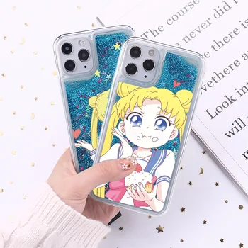 Skystis dreni aukštos kokybės Sailor Moon telefono dėklas skirtas iphone 11 12 pro max mini pora dangtelis, skirtas 