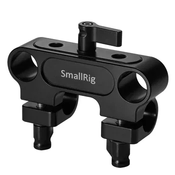 SmallRig DSLR Fotoaparatas Peties Įrenginys, Skirtas 15mm Geležinkelių Paramos Sistemą, 90° Dvigubo Gnybtas prie žaibolaidžio Kompensuoti Platformą, skirtą Tvarkyti Įrenginys Pridėti 2374