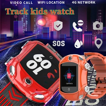 Smart laikrodžiai Vaikai GPS tracker 4G realaus laiko stebėjimo Vaizdo Skambučiu GPS LBS WI-fi 