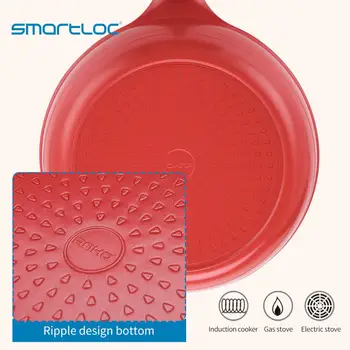Smartloc korėjos Aliuminio lydinių, keramikos danga keptuvėje puode ne klijuoti virtuvės grotelės blynas kiaušinių visos indukcinės viryklės