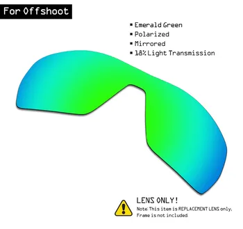 SmartVLT, Poliarizuota Akiniai Pakeitimas Objektyvai už Oakley Atžala - Smaragdas Žalia
