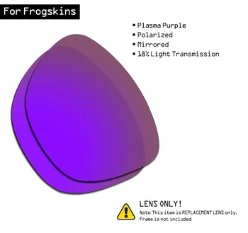 SmartVLT, Poliarizuota Akiniai Pakeitimas Objektyvai už Oakley Frogskins - Plazmos Violetinė
