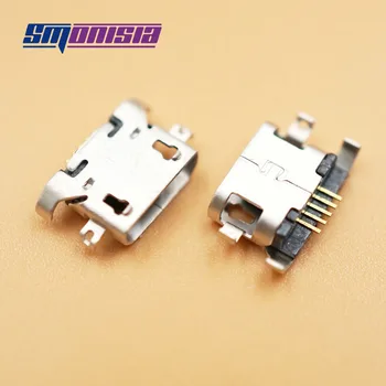 Smonisia Micro USB Lizdas Lenovo A289 A308T A390T P780 S920 P770 A820 S6000 USB Power Įkrovimo Moterų Uosto
