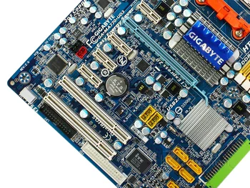 Socket AM3 AMD DDR3 Plokštė Gigabyte GA-770T-D3L Kompiuterio Plokštės 770T-D3L CPU Phenom II/Athlon II 770 770T Panaudota