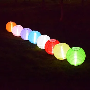 Sodo Saulės Žibintų Šviesos diodų (LED) Festivalis LELanterns Kabinti Šventė Lempos Vandeniui Sodo Puošmena