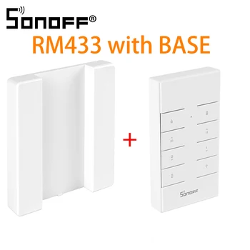 SONOFF RM433 Nuotolinio Valdymo pultas Universalus 8 Raktai Užsakymą 433 MHz RF Nuotolinio valdymo pultelis Veikia Su SONOFF RF/4CH Pro/TX Serija