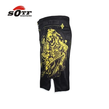 SOTF geltona Azrael kvėpuojantis sporto treniruoklių mma kovų bokso šortai Tiger muay thai bokso šortai mma trumpas pretorian boxeo